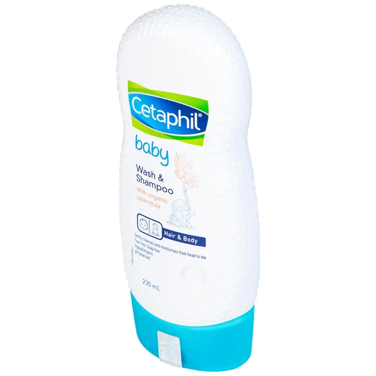 Sữa tắm gội trẻ em tinh chất hoa cúc Cetaphil Baby Wash And Shampoo With Organic Calendula (230ml)