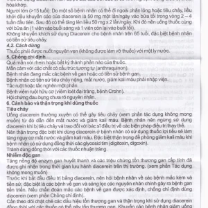 Thuốc Bidacin 50mg Bidiphar điều trị thoái hóa khớp hông hoặc gối (3 vỉ x 10 viên)