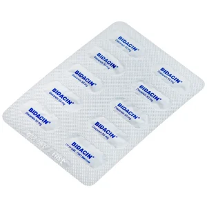 Thuốc Bidacin 50mg Bidiphar điều trị thoái hóa khớp hông hoặc gối (3 vỉ x 10 viên)