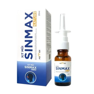 Xịt mũi Sinmax Nature 20ml Famax vệ sinh, làm sạch mũi, làm loãng dịch nhầy