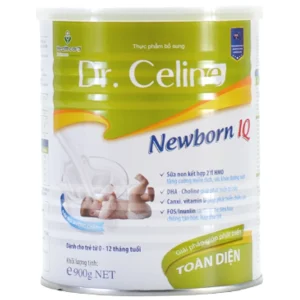Sữa Dr. Celine Newborn IQ giúp tăng cường hệ miễn dịch, tăng sức đề kháng cho bé từ 0 đến 12 tháng tuổi (900g)
