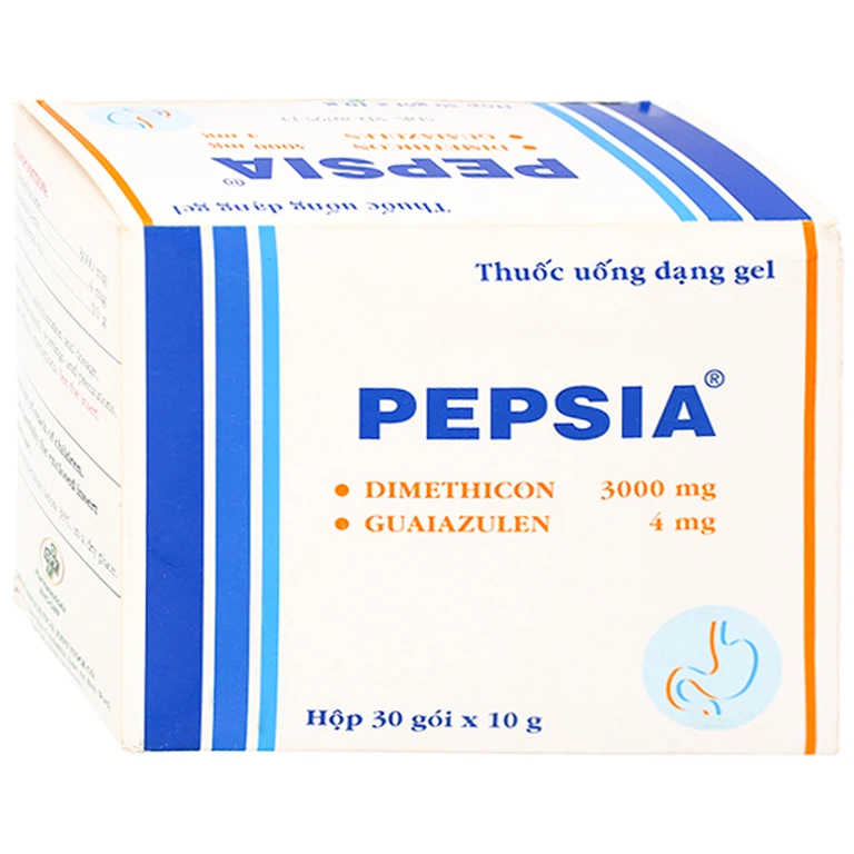 Gel Pepsia Opv điều trị triệu chứng đầy hơi, ợ nóng, ợ chua (30 gói x 10g)
