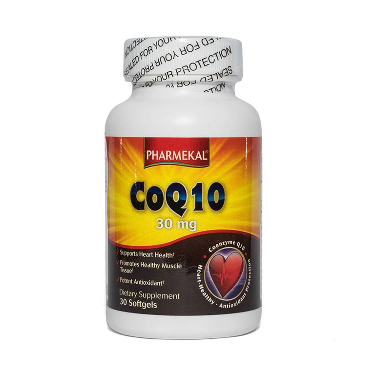 Viên uống CoQ10 30mg Pharmekal giảm quá trình oxy hóa, hỗ trợ sức khỏe cho tim (30 viên)