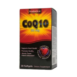 Viên uống CoQ10 30mg Pharmekal giảm quá trình oxy hóa, hỗ trợ sức khỏe cho tim (30 viên)