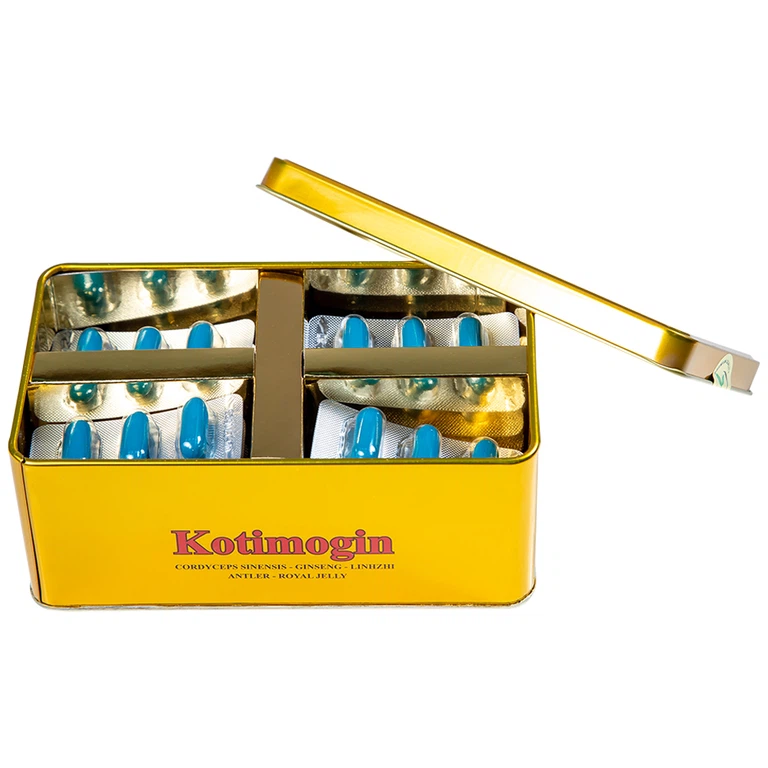 Viên uống Sâm - Đông Trùng Hạ Thảo Kotimogin tăng cường sức khỏe (20 vỉ x 3 viên)