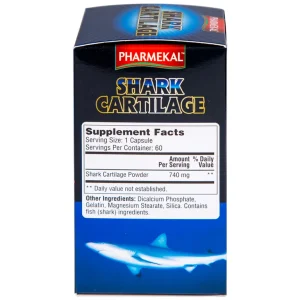 Viên uống Shark Cartilage Pharmekal giúp phục hồi và tái tạo mô sụn khớp (60 viên)