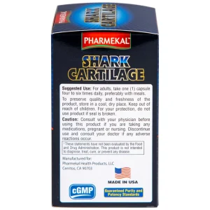 Viên uống Shark Cartilage Pharmekal giúp phục hồi và tái tạo mô sụn khớp (60 viên)