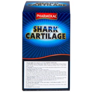 Viên uống Shark Cartilage Pharmekal giúp phục hồi và tái tạo mô sụn khớp (60 viên)