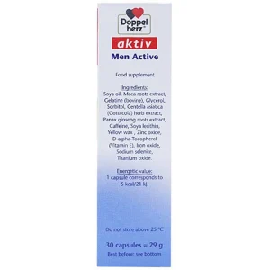 Viên uống Men Active Doppelherz Aktiv giúp tăng cường chức năng sinh lý nam (30 viên)