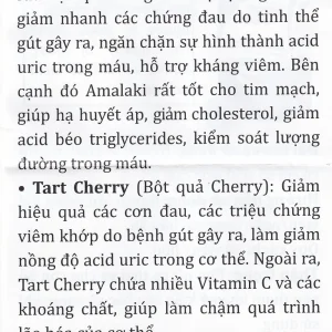 Viên uống Gout Aid Vitamins For Life hỗ trợ giảm triệu chứng ở người bị gout (30 viên)