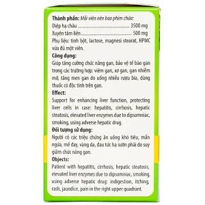 Viên uống Diệp Hạ Châu Kingphar tăng cường chức năng gan, bảo vệ tế bào gan (40 viên)