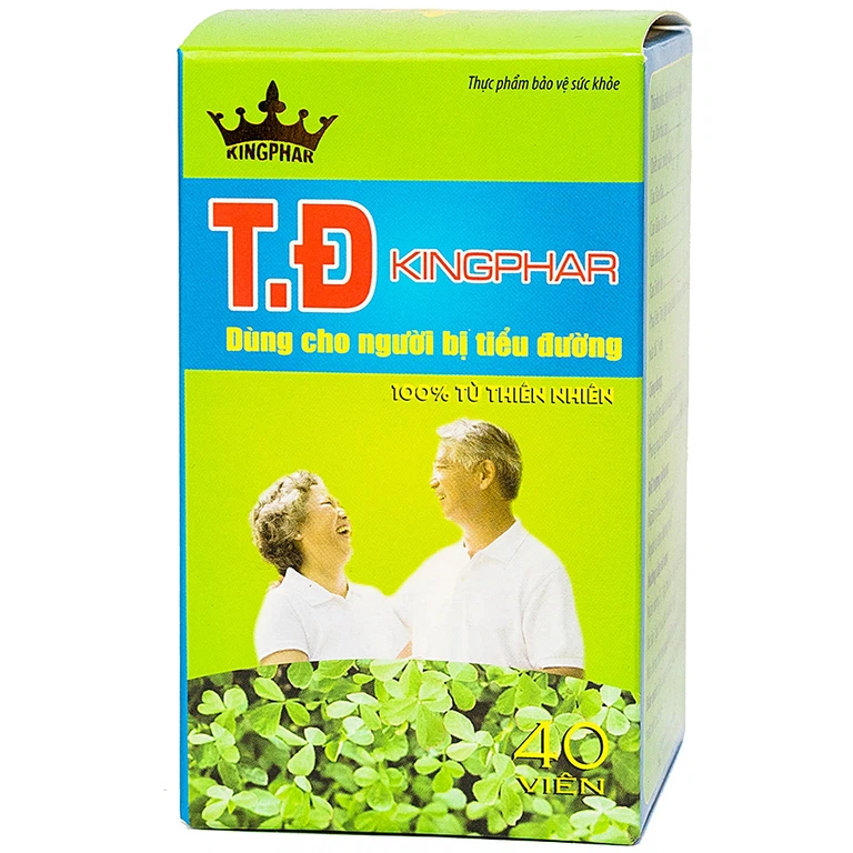 Viên uống T.Đ Kingphar dùng cho người bị tiểu đường (40 viên)