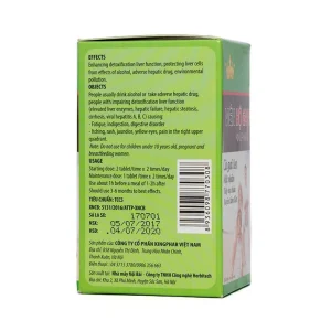 Viên hộ gan Kingphar giúp tăng cường chức năng giải độc gan (60 viên)