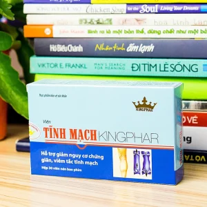 Viên uống Tĩnh Mạch Kingphar hỗ trợ giảm nguy cơ chứng giãn, viêm tắc tĩnh mạch (3 vỉ x 10 viên)