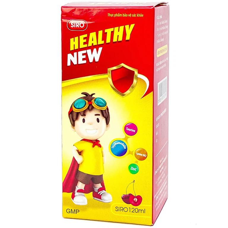Siro Healthy New Kids bổ sung vitamin, lysine, taurin, hỗ trợ kích thích tiêu hóa (120ml)