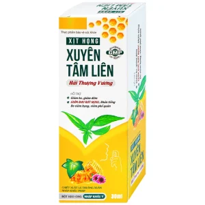 Xịt họng Xuyên Tâm Liên Hải Thượng Vương hỗ trợ giảm ho, giảm đờm, giảm đau rát họng, khàn tiếng (30ml)