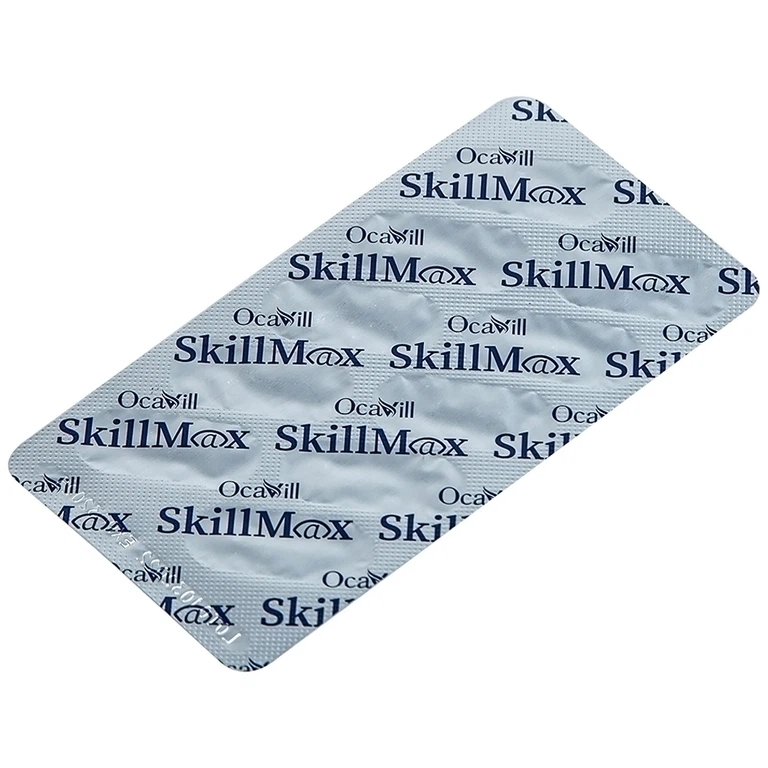 Viên uống SkillMax OCAVILL hỗ trợ tăng cường thị lực, cải thiện các triệu chứng khô mắt (3 vỉ x 10 viên)