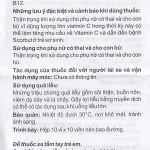 Thuốc Rutin Vitamin C Hadiphar tăng sức bền thành mao mạch, điều trị chứng giãn tĩnh mạch (10 vỉ x 10 viên)