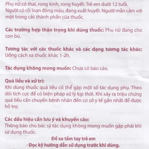 Thuốc Hoạt Huyết Trường Phúc giúp hoạt huyết, trị thiếu năng tuần hoàn (3 vỉ x 10 viên)