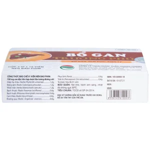 Thuốc Bổ Gan Trường Phúc giải độc gan, chống dị ứng, mày đay, lở ngứa (3 vỉ x 10 viên)