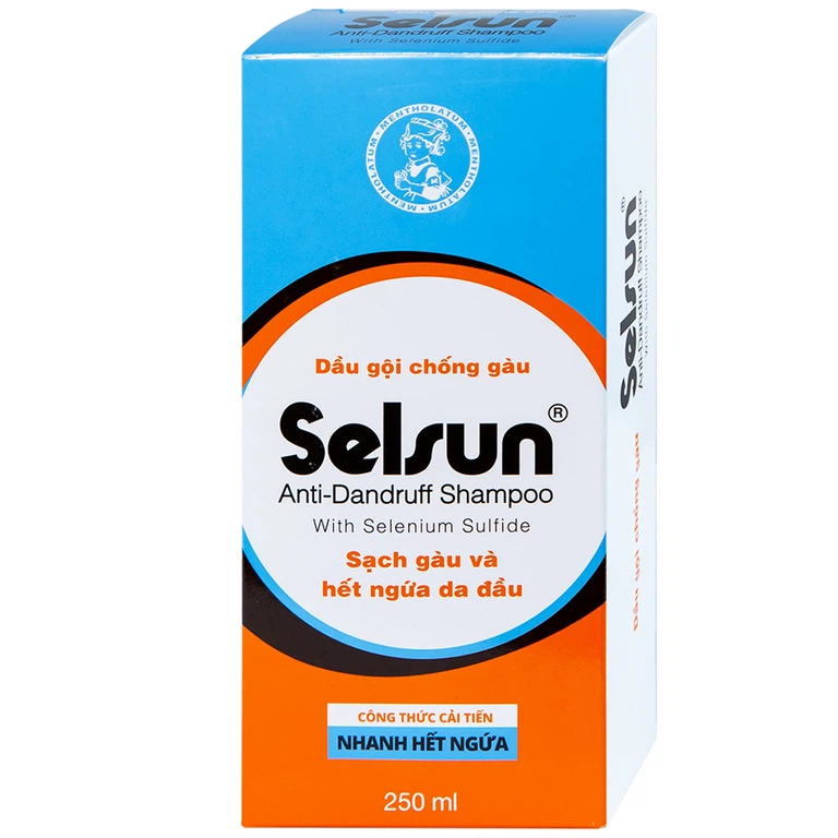 Dầu gội chống gàu Selsun Anti-Dandruff Shampoo Rohto sạch gàu và hết ngứa da đầu (250ml)