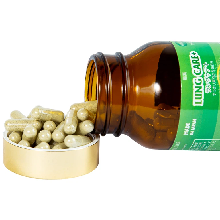 Viên uống Lung Care+ Jpanwell hỗ trợ hệ hô hấp, giúp phổi khỏe mạnh (60 viên)