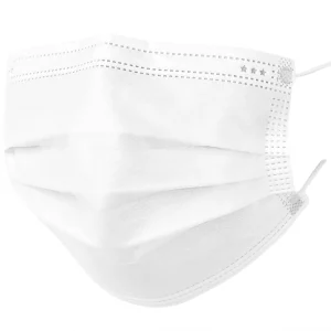 Khẩu trang y tế KJ Mask màu trắng 4 lớp hỗ trợ ngăn khói, bụi, kháng khuẩn (50 cái)