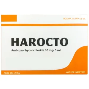 Thuốc Harocto Hà Nam tiêu chất nhầy đường hô hấp (20 ống x 5ml)