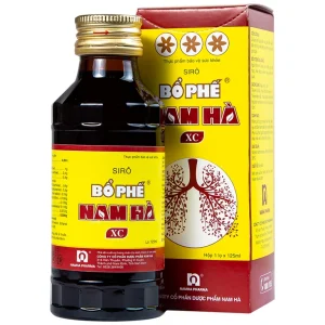 Siro Bổ Phế Nam Hà XC giảm ho, giảm đờm, đau rát họng, khàn tiếng do viêm họng (125ml)