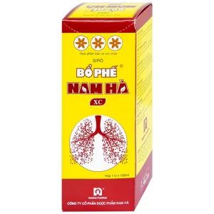 Siro Bổ Phế Nam Hà XC giảm ho, giảm đờm, đau rát họng, khàn tiếng do viêm họng (125ml)