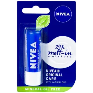 Son dưỡng ẩm Nivea Original Care dưỡng và duy trì độ ẩm cho môi (4.8g)