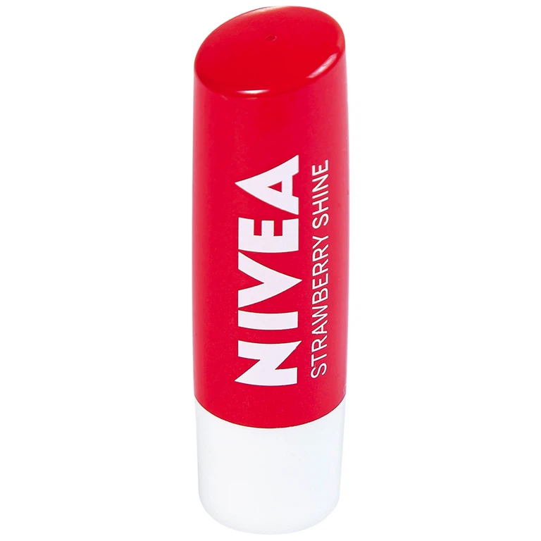 Son dưỡng ẩm Nivea Strawberry Shine dưỡng và duy trì độ ẩm cho môi (4,8g)
