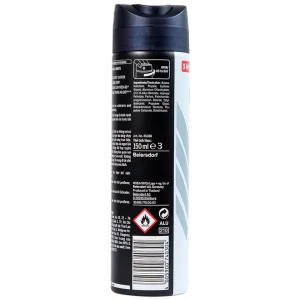 Xịt ngăn mùi Nivea Men Black & White Invisible Ultimate Impact giảm vết ố vàng, mồ hôi và mùi trong 48h (150ml)