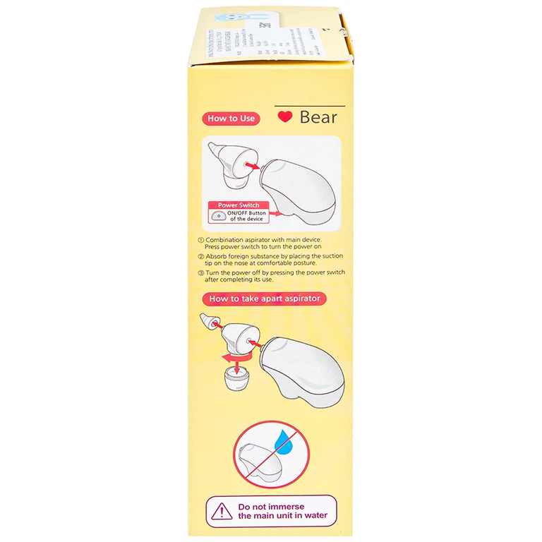 Máy hút mũi điện tử Co-Clean Bear COBR-100 giúp vệ sinh mũi một cách nhanh chóng và hiệu quả