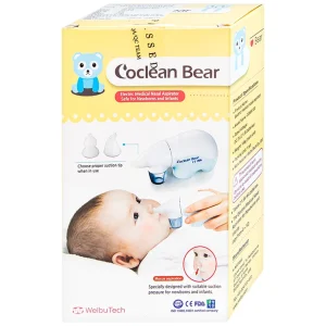 Máy hút mũi điện tử Co-Clean Bear COBR-100 giúp vệ sinh mũi một cách nhanh chóng và hiệu quả