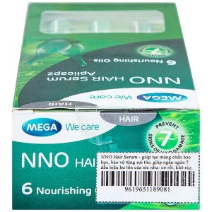Dầu dưỡng tóc NNO Hair Serum Aplicapz MEGA We care không gây nhờn dính (3 vỉ x 5 viên)