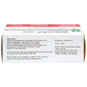 Viên nang cứng Núcleo C.M.P Forte Ferrer điều trị bệnh lý thần kinh ngoại biên (6 vỉ x 5 viên)