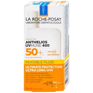 Sữa chống nắng lâu trôi La Roche-Posay Laboratoire Dermatologiue Anthelios Uvmune 400 Invisible Fuild (50ml)