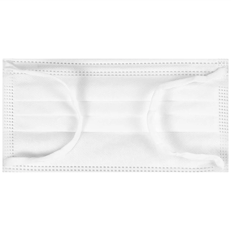 Khẩu trang y tế TLR màu trắng 3 lớp hỗ trợ ngăn khói, bụi, kháng khuẩn (50 cái)