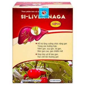 Viên uống Si-Liver Naga Vesta giúp tăng cường miễn dịch, phục hồi và bảo vệ gan (60 viên)
