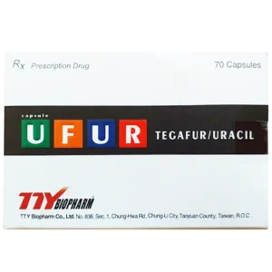 Thuốc Ufur Capsule TTY Biopharm điều trị các loại ung thư, ung thư dạ dày (7 vỉ x 10 viên)