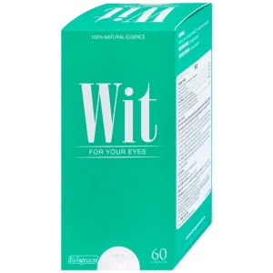 Viên nang WIT For Your Eyes Ecogreen tăng cường thị lực, giảm mờ và nhòe mắt (60 viên)