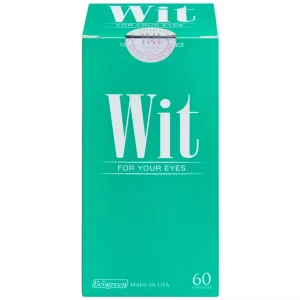 Viên nang WIT For Your Eyes Ecogreen tăng cường thị lực, giảm mờ và nhòe mắt (60 viên)