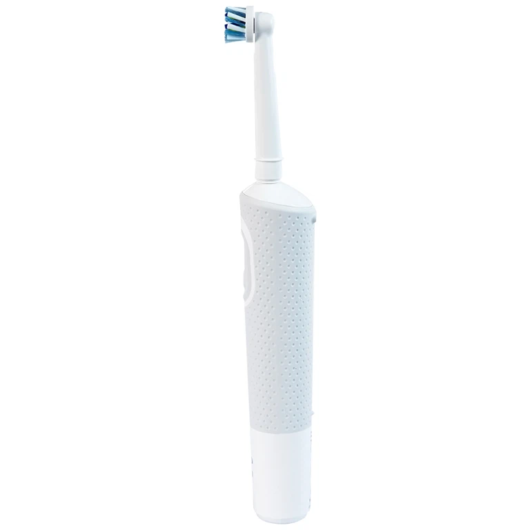 Bàn chải đánh răng điện Oral-B Vitality CrossAction White D100.413.1 loại bỏ được mảng bám và vết ố trên răng
