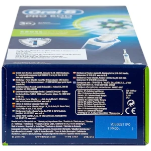 Bàn chải đánh răng điện Oral-B Pro600 D16.513 loại bỏ các mảng bám, làm sạch răng và khoang miệng cho người lớn