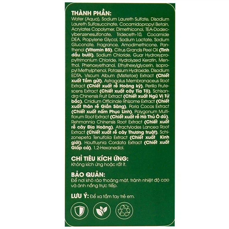 Dầu gội thảo dược La Beauty loại bỏ dầu nhờn trên da đầu, ngăn nấm, gàu và giảm gãy rụng (250ml)