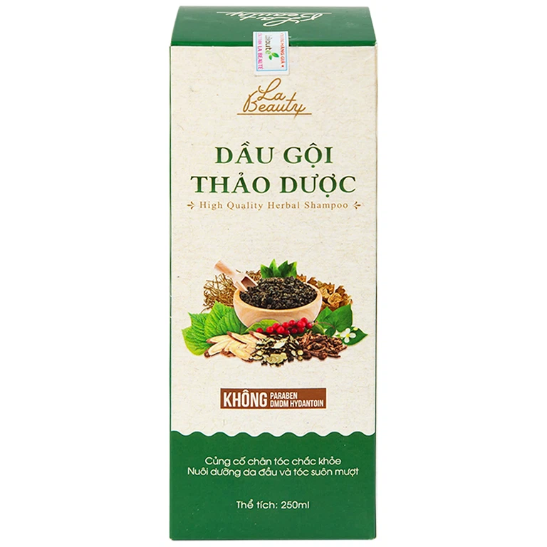 Dầu gội thảo dược La Beauty loại bỏ dầu nhờn trên da đầu, ngăn nấm, gàu và giảm gãy rụng (250ml)