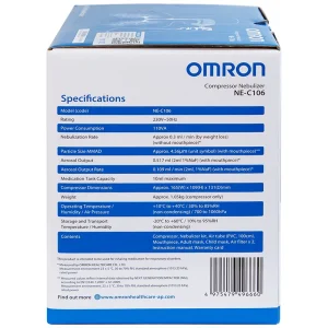 Máy xông khí dung Omron NE-C106 phòng và điều trị bệnh về đường hô hấp