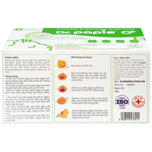 Khăn hạ sốt DR.Papie 0+ hỗ trợ hạ nhiệt giảm sốt (5 túi x 5 khăn)
