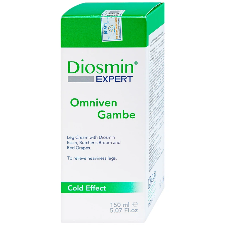 Gel Diosmin Expert Omniven Gambe hỗ trợ phục hồi tình trạng suy giãn tĩnh mạch chân (150ml)